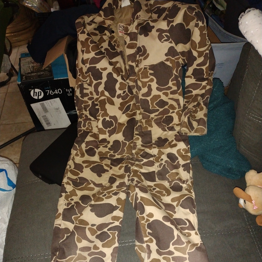 Jr Camo Coveralls size 12